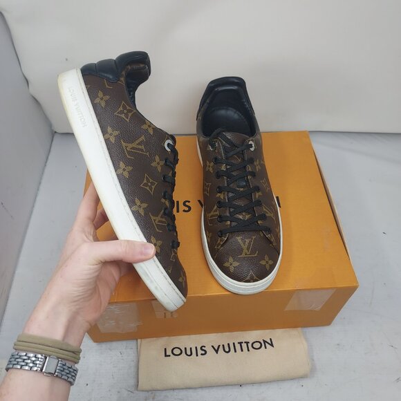 Louis Vuitton MENS LV Brown Monogram Frontrow Sneaker - Picture 1 of 12
